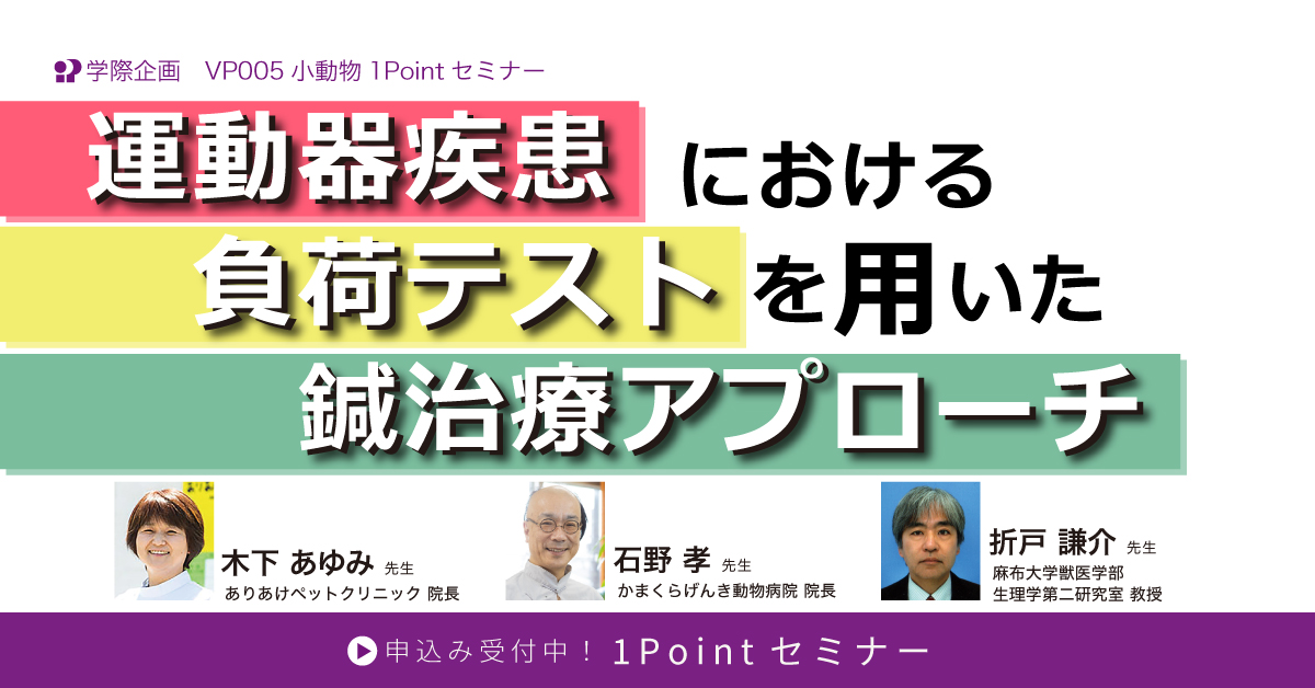 VP005　運動器疾患における負荷テストを用いた鍼治療アプローチ